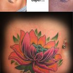 Lotus flower hand tattoo