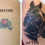 Cover up horse tattoo
