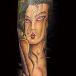 Japanese woman tattoo