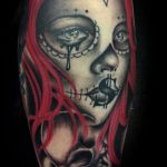 Dia de los Muertos girl tattoo