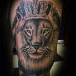 King lion tattoo